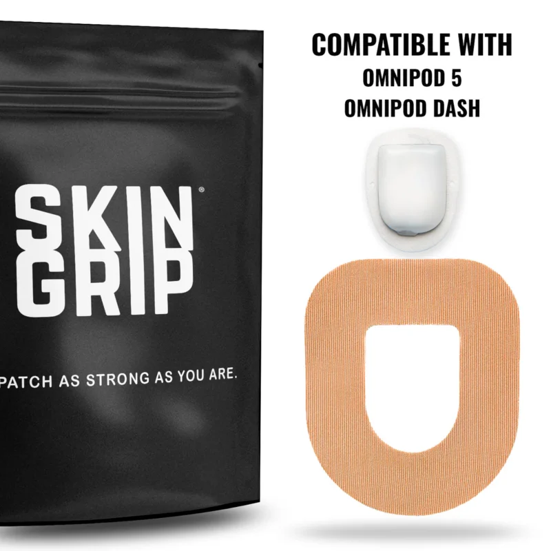 Αυτοκόλλητα για Omnipod - Skin Grip Adhesive Patches Tan - Image 2