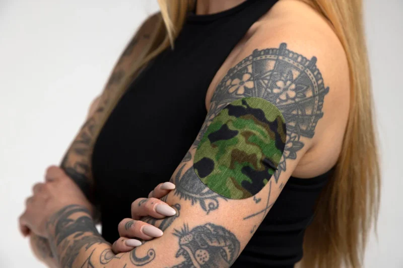 Αυτοκόλλητα αισθητήρων Medtronic Guardian/Elite - Skin Grip Patches Camo - Image 3