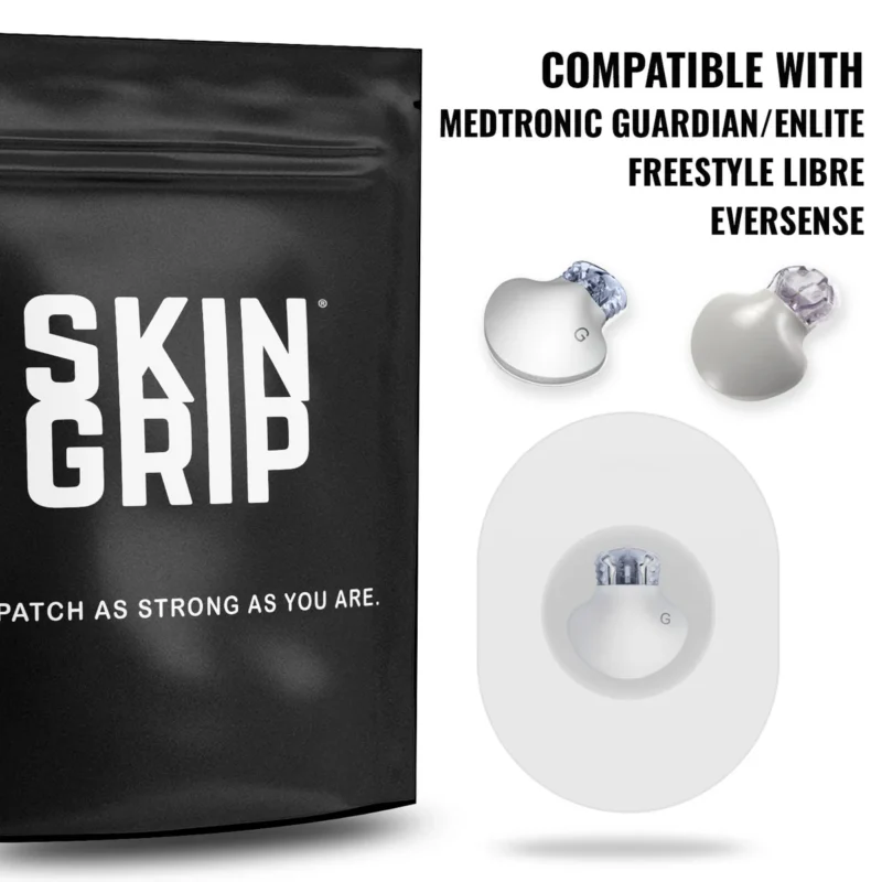 Διαφανή αυτοκόλλητα Αισθητήρων για Medtronic και Libre - Skin Grip Patches - Image 4