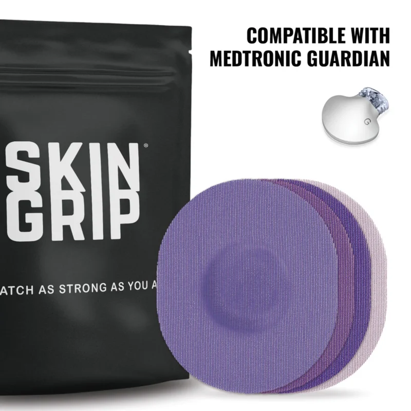 Αυτοκόλλητα αισθητήρων Medtronic Guardian/Elite - Skin Grip Patches Purple - Image 4