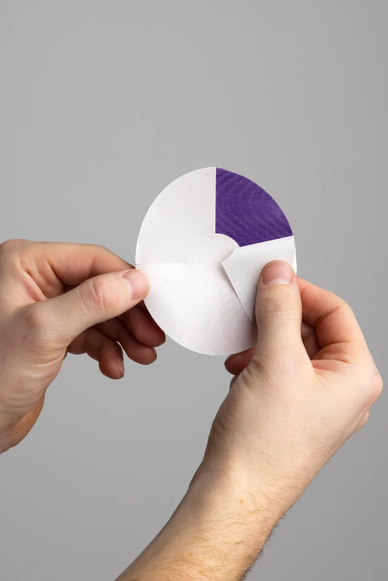 Αυτοκόλλητα αισθητήρων Medtronic Guardian/Elite - Skin Grip Patches Purple - Image 5