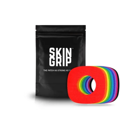 Αυτοκόλλητα Αισθητήρων με κενό Dexcom G7 & Stelo - Skin Grip Patches Rainbow